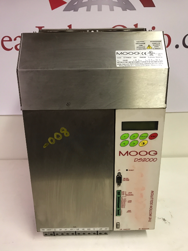 Moog DS2000 Servodrive CZ1009Z0穆格伺服驱动器维修销售.png