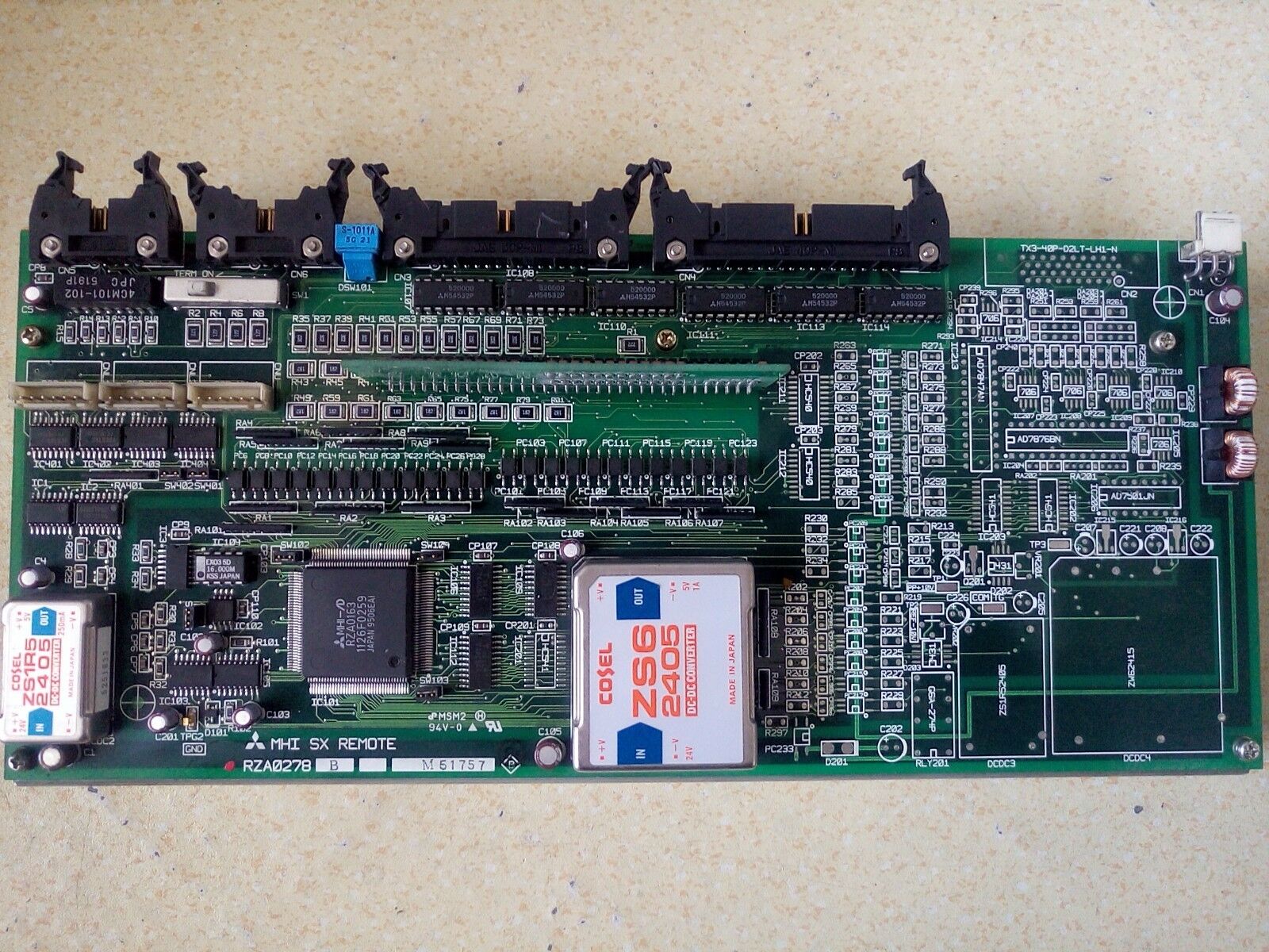 三菱印刷机电路板维修RZA0278