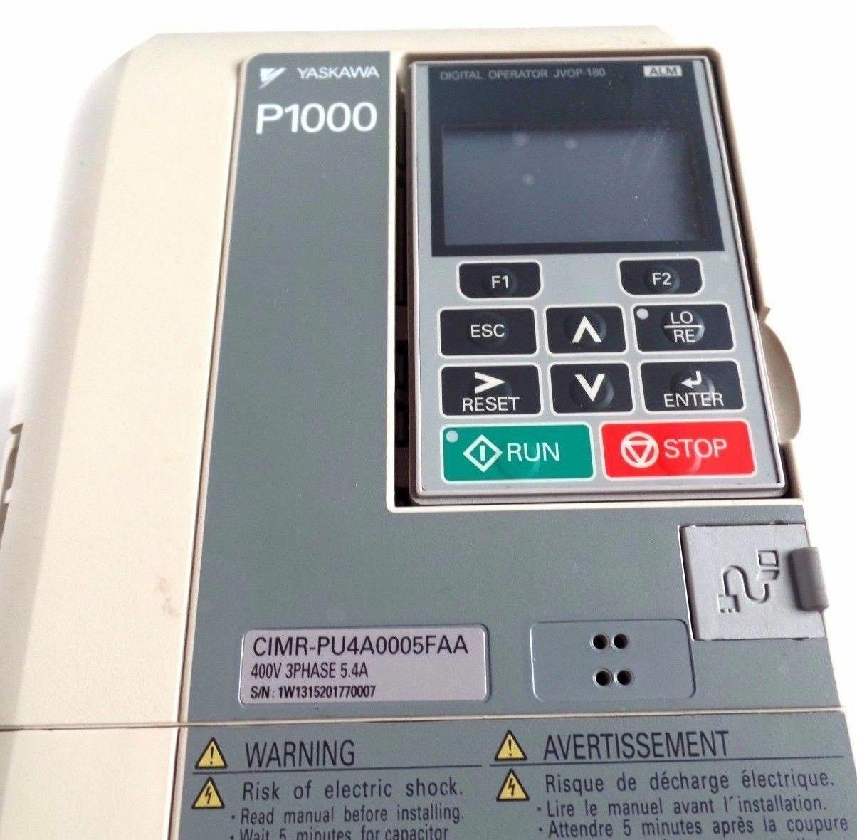 安川P1000变频器CIMR-PU4A0005FAA维修