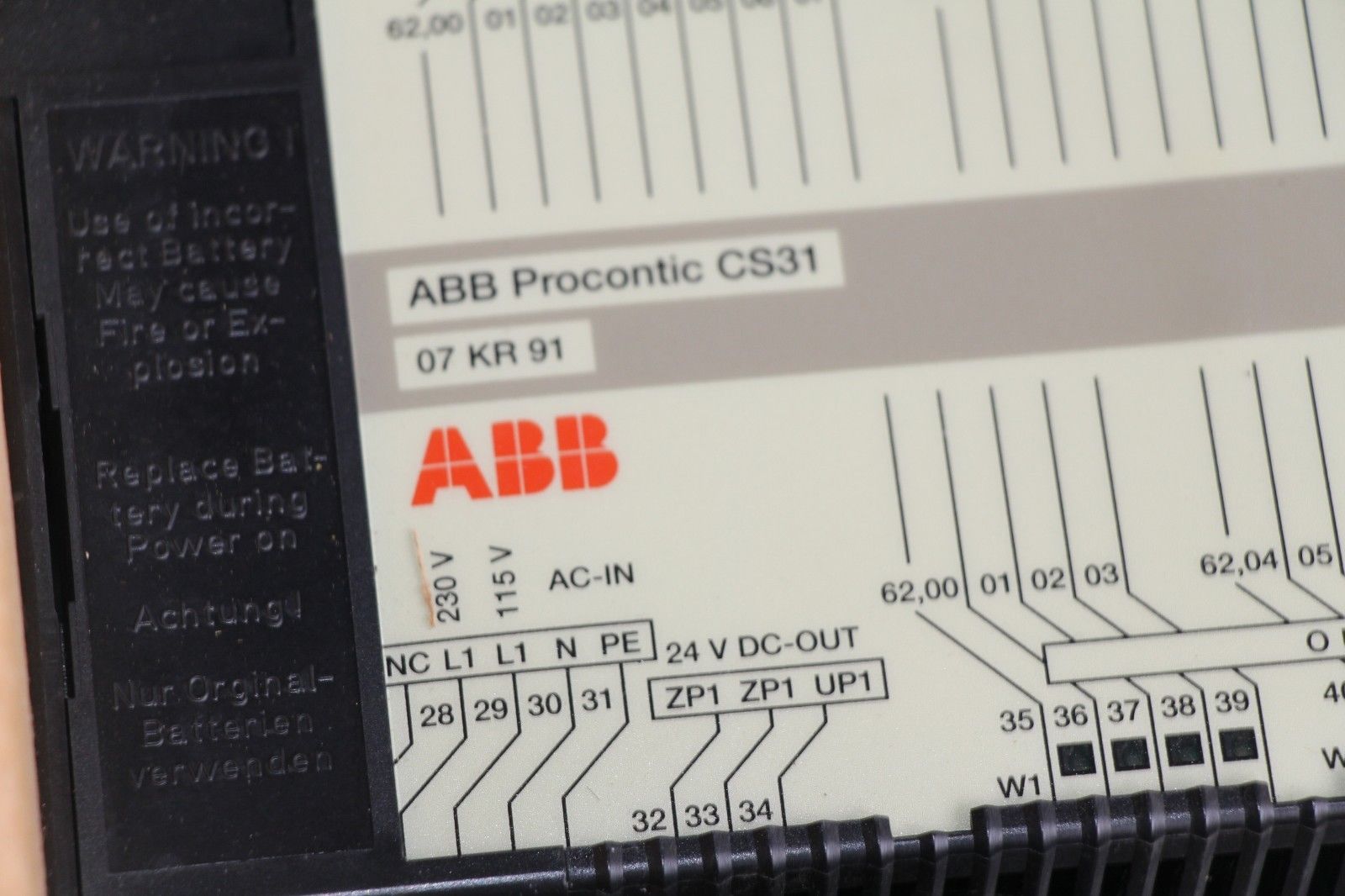 ABB Procontic CS 31 I/O Remote Unit ICSI16E1 - RDS