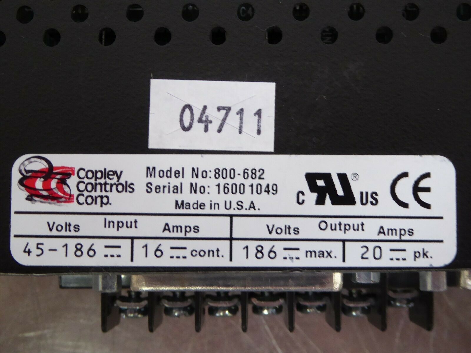  Copley Controls激光控制器维修