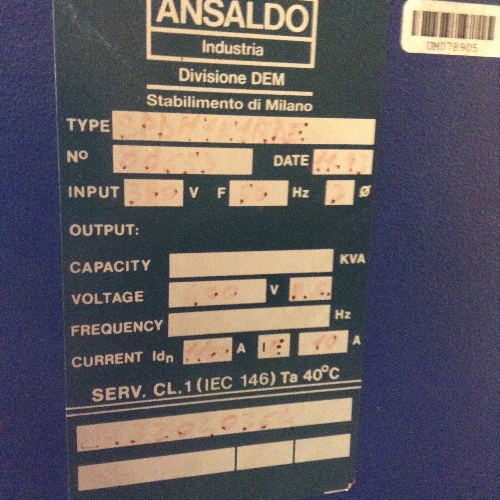 安萨尔多Ansaldo直流调速器报警P-2过流维修
